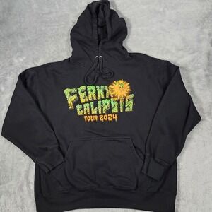 Ferrycalipsis Hoodie Mens‎ XL Black Tour 2024 Graphic Sweatshirt Smart Blanks